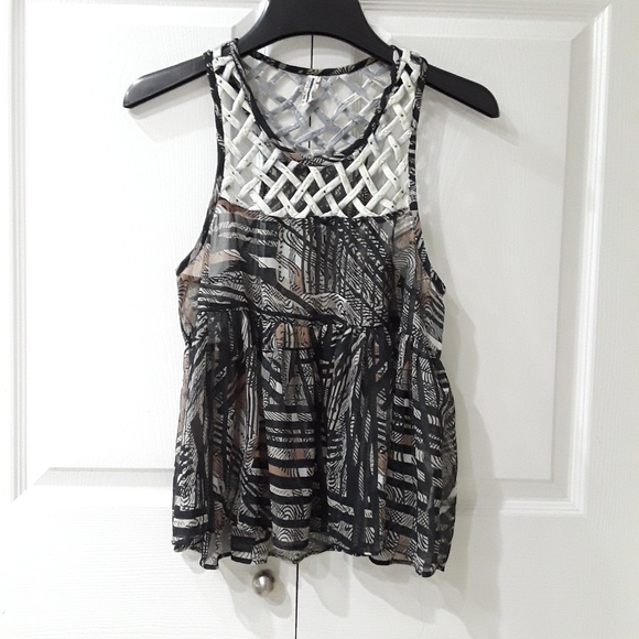 FREE PEOPLE Womens Boho Tank Crop Top, Size XS - Picture 1 of 4